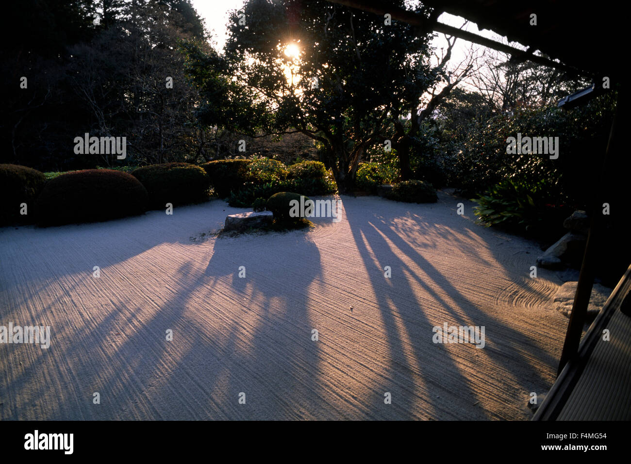 Giappone, Kyoto, tempio Shisendo, giardino Foto Stock