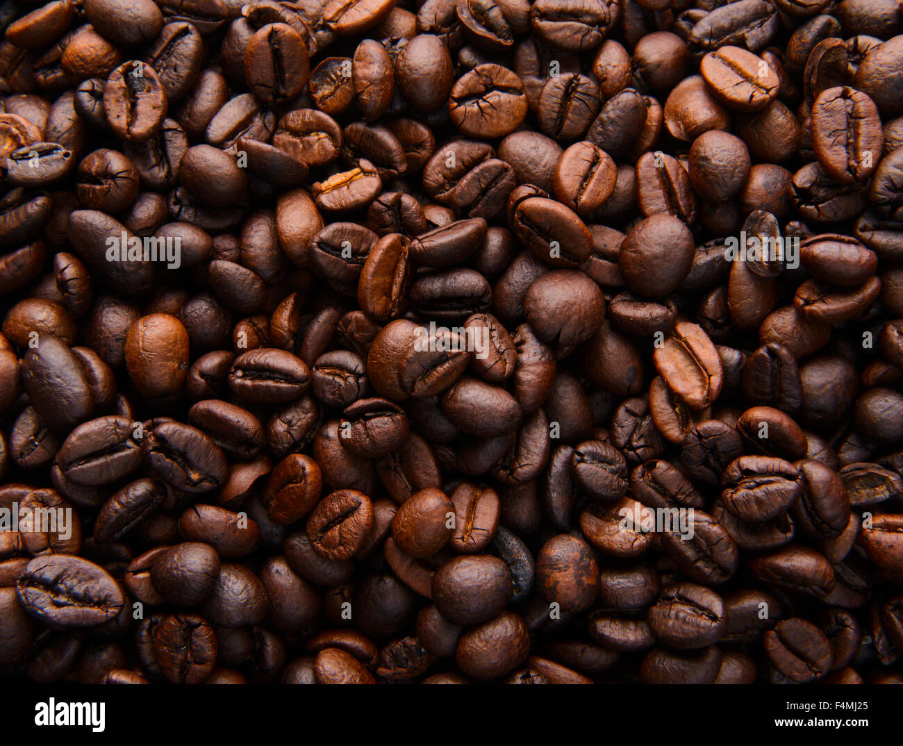 Chicco di caffè sfondo Foto Stock