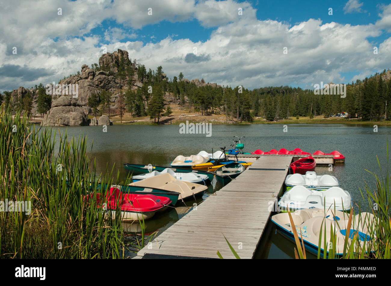 Sylvan Lake, Custer State Park, il Dakota del Sud, STATI UNITI D'AMERICA Foto Stock