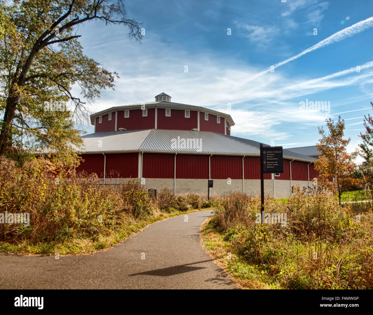 Gettysburg, Pennsylvania, USA. Ottobre 20,2015. Centro visitatori e Museo di Gettysburg National Historic Site Foto Stock