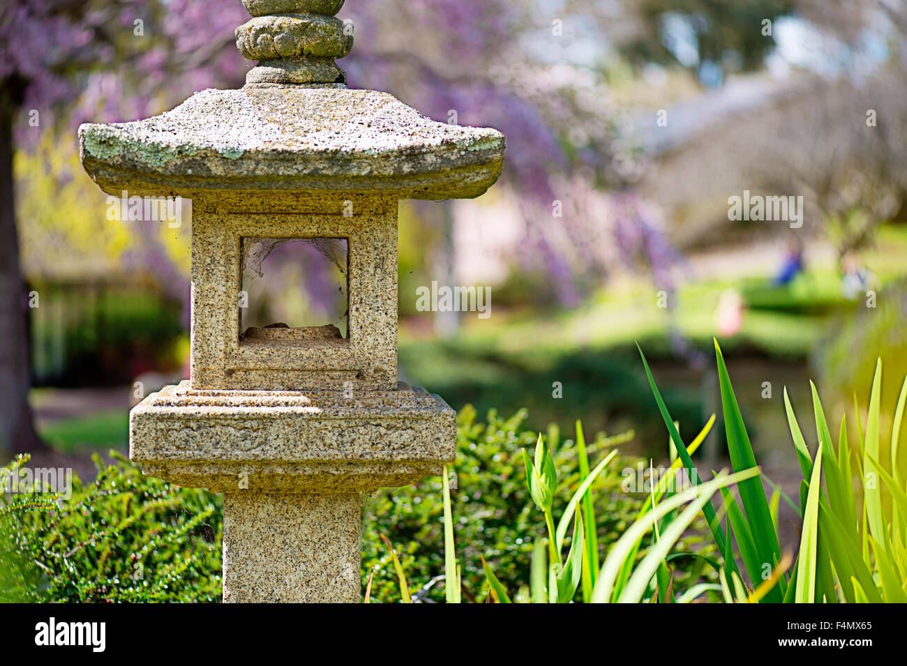 Sculture ornamentali, Giardini Giapponesi Foto Stock