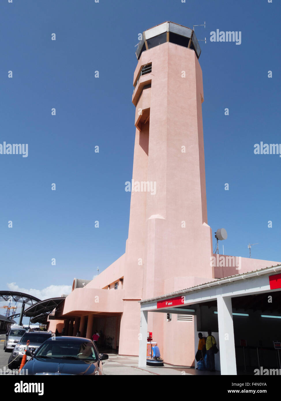Antigua, V C Bird Airport Foto Stock