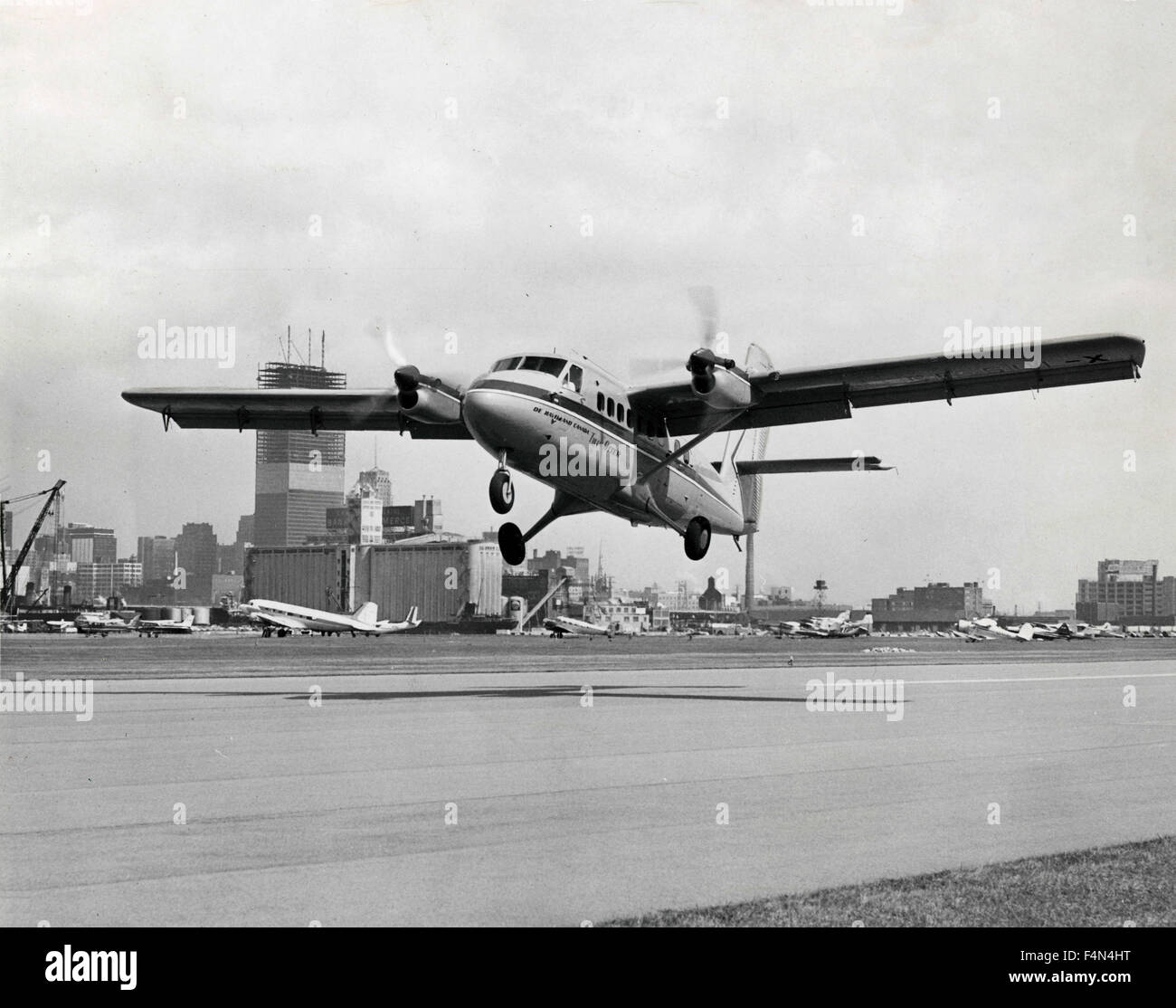 Air de Havilland DHC-6 Twin Otter decollare, STATI UNITI D'AMERICA Foto Stock