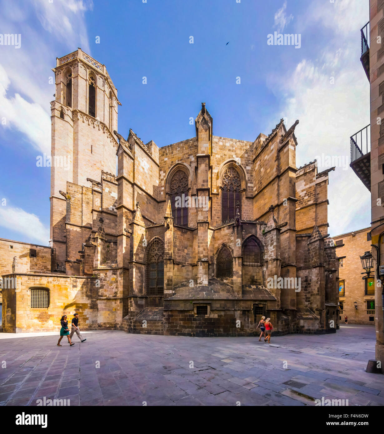 Spagna, Barcellona, Cattedrale di Santa Croce e di Santa Eulalia Foto Stock