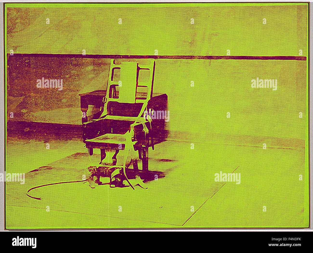 Andy Warhol - sedia elettrica Foto stock - Alamy