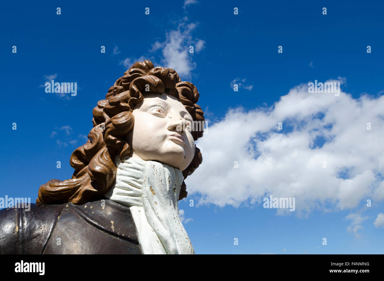 Il Polena da HMS Benbow a Portsmouth Historic Dockyard, Hampshire, Inghilterra. Foto Stock