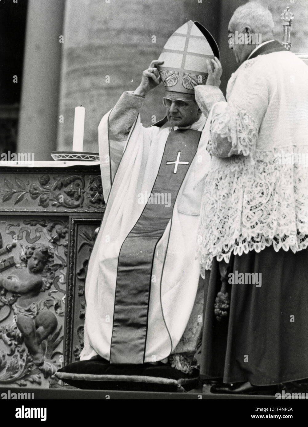 Il Papa Paolo VI, Vaticano Foto Stock