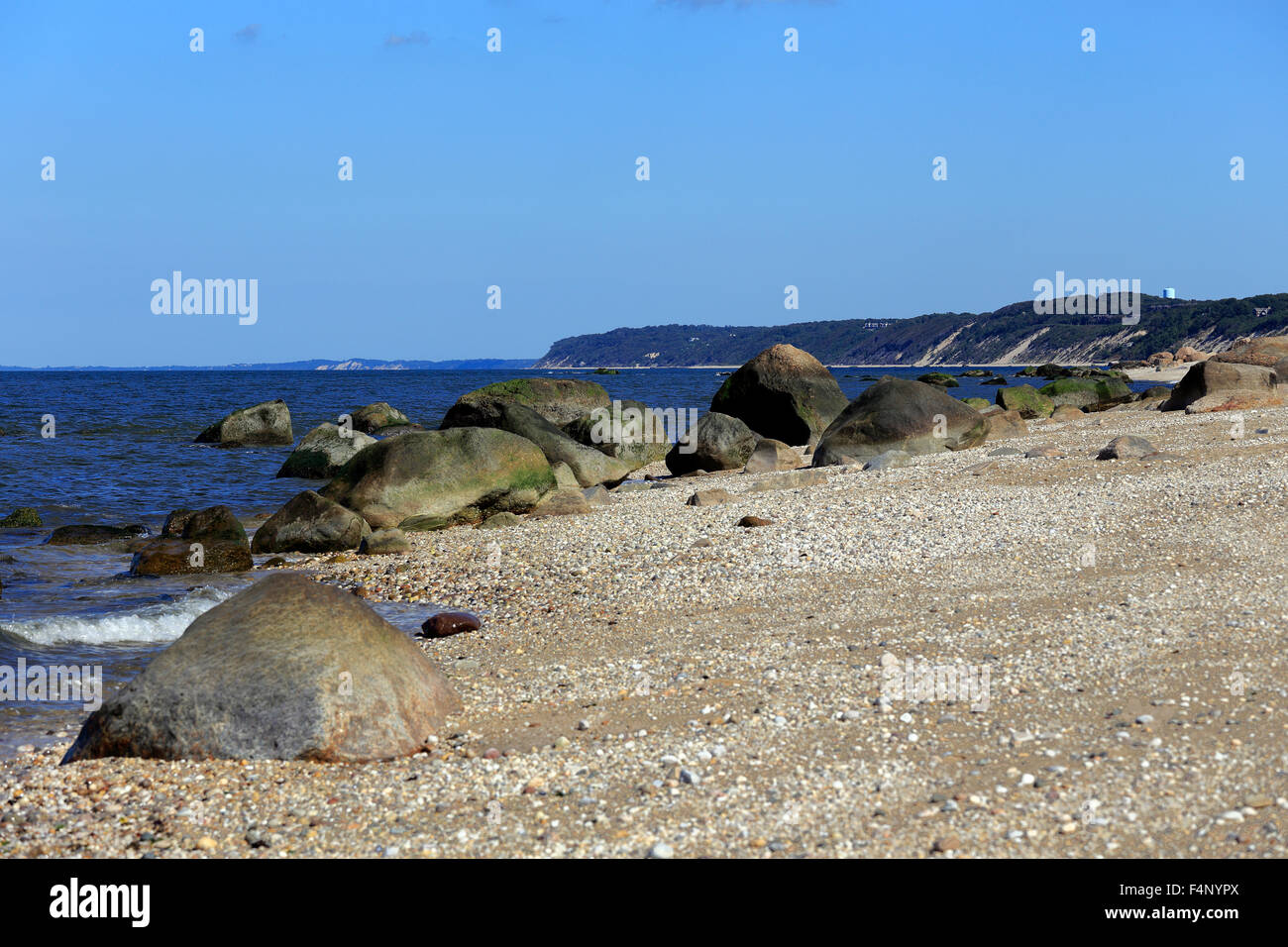 Wildwood parco dello stato su Long Island Sound guadare il fiume Long Island New York Foto Stock