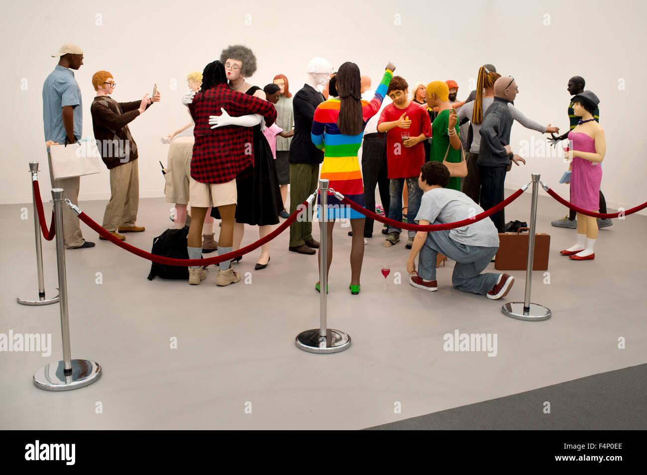 Fregio con Arte Fiera di Londra. 2015. Cocktail Party da Tom Friedman Foto Stock