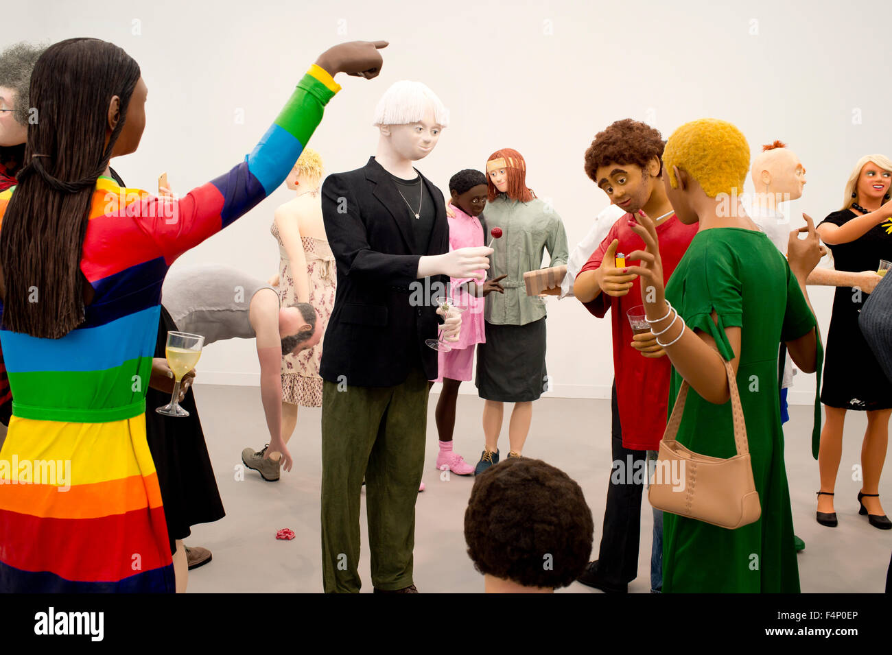 Fregio con Arte Fiera di Londra. 2015. Cocktail Party da Tom Friedman Foto Stock