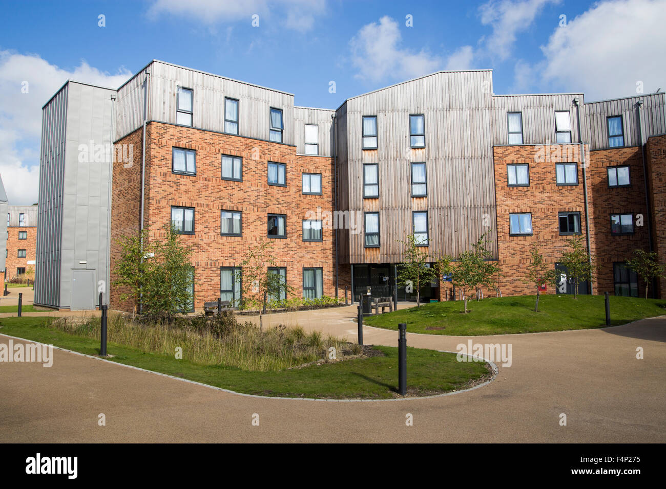 Nuovi alloggi per studenti presso l' Università di York Heslington East Campus Foto Stock