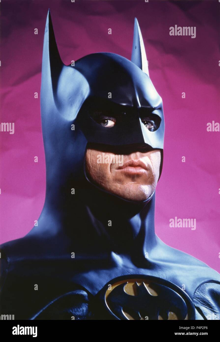 Michael Keaton / Batman 1989 diretto da Tim Burton Foto Stock