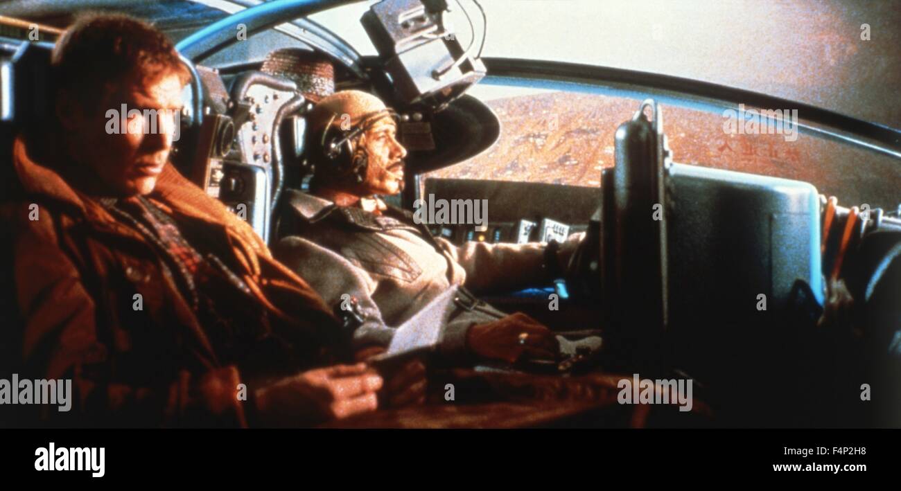 Harrison Ford, Edward James Olmos / Blade Runner 1982 diretto da Ridley Scott Foto Stock