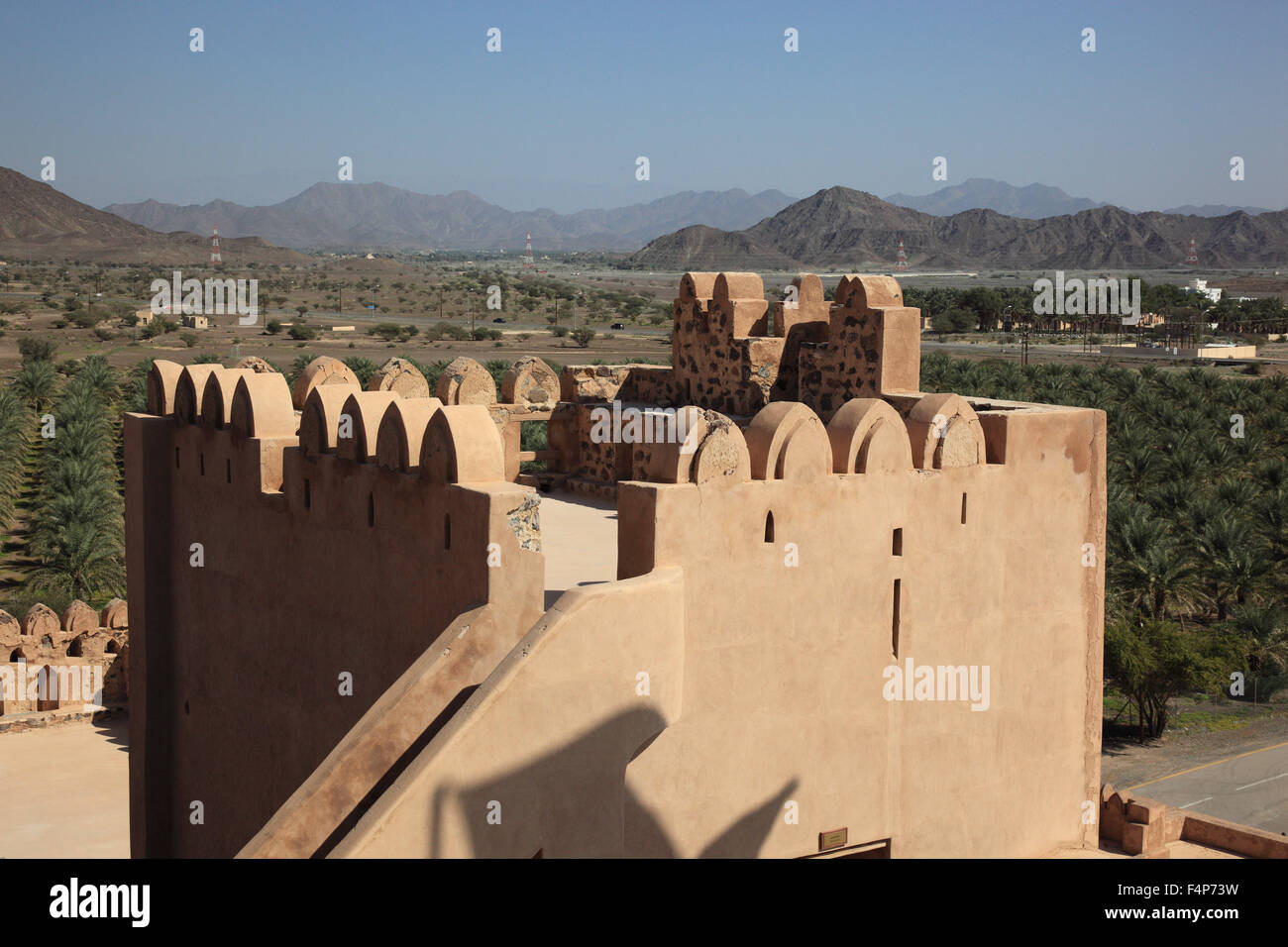 Il castello di Jabrin o castello di Jabreen è un castello residenziale denominato anche come un forte dal Medioevo nel deserto di Om Foto Stock