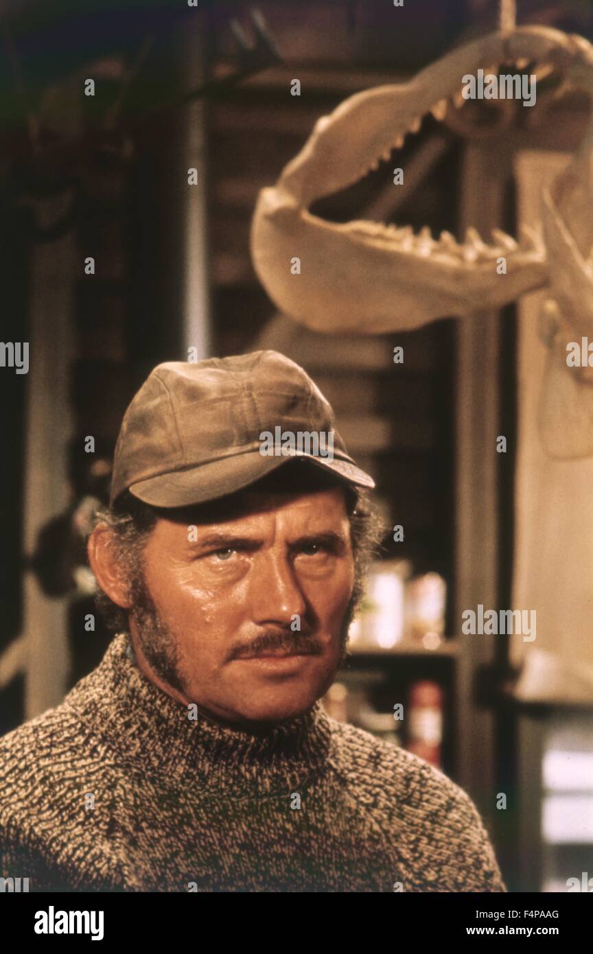 Robert Shaw / ganasce 1975 diretto da Steven Spielberg Foto Stock