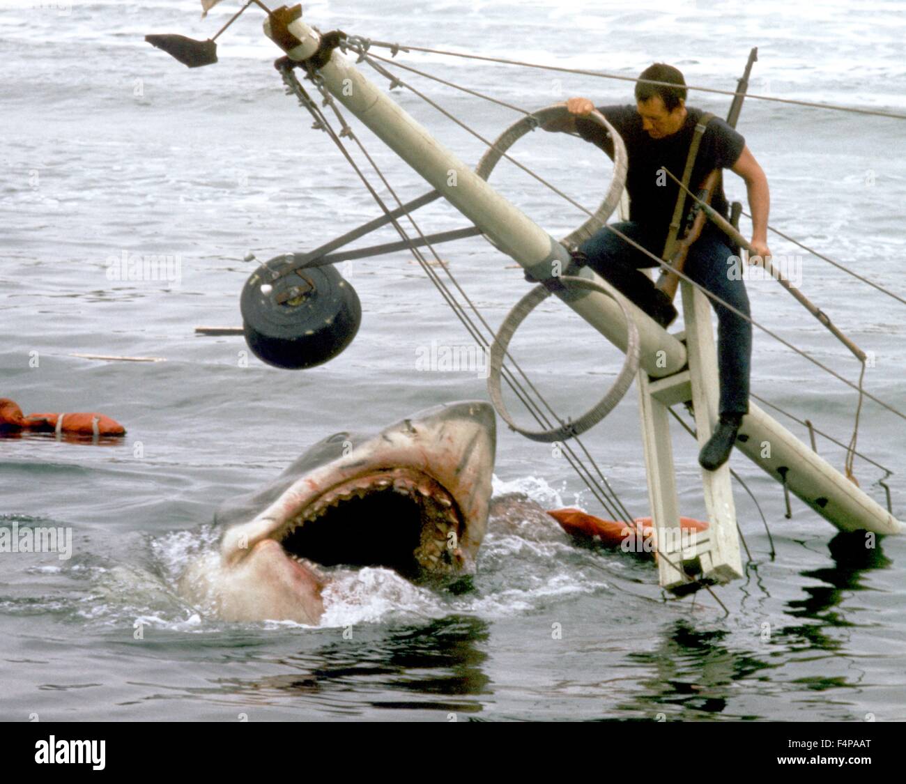 Roy Scheider / ganasce 1975 diretto da Steven Spielberg Foto Stock
