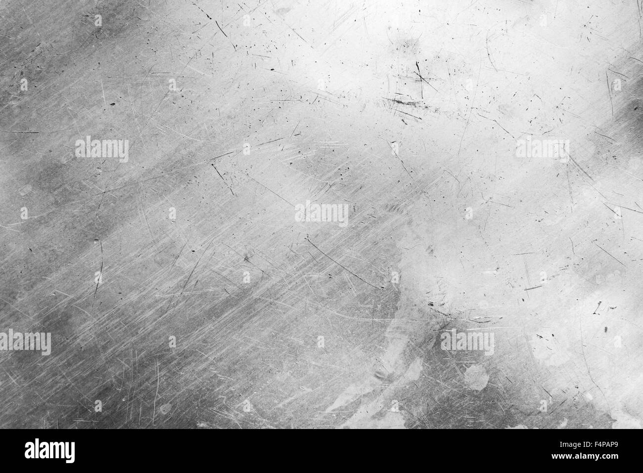 Graffiato texture metallica Foto Stock