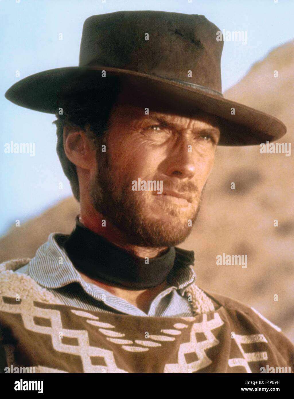 Clint Eastwood / per pochi dollari in più 1965 diretto da Sergio Leone Foto Stock