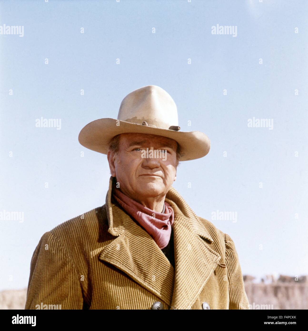 John Wayne / Il Cowboy 1972 diretto da Mark Rydell Foto Stock