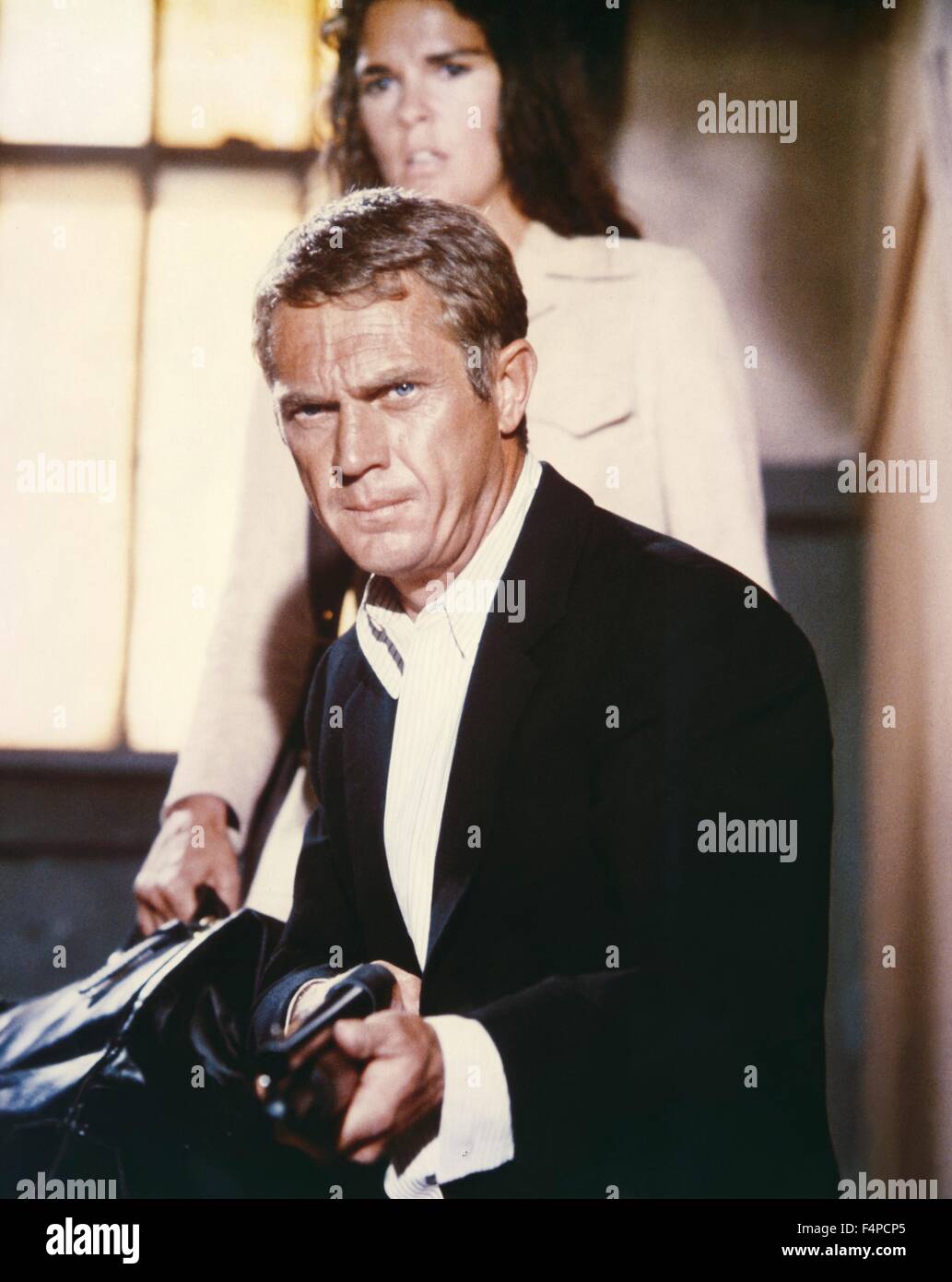 Steve McQueen, Ali Mac Graw / The Getaway 1972 diretto da Sam Peckinpah Foto Stock