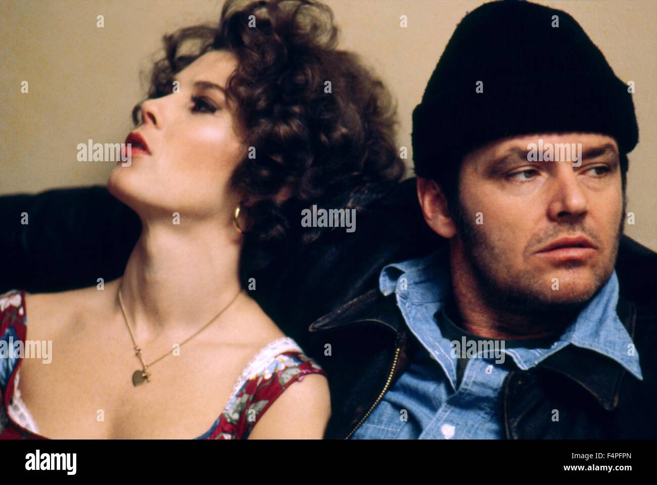 Jack Nicholson / Uno è volato oltre il cuculo's Nest / 1975 diretto da Milos Forman Foto Stock