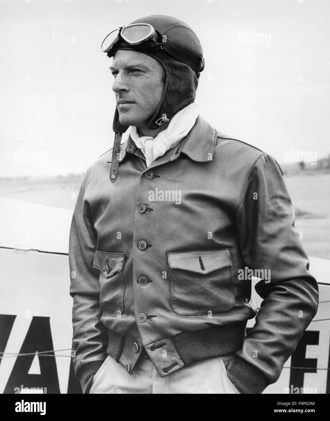 Robert Redford / il grande Waldo Pepper / 1975 diretto da George Roy Hill Foto Stock