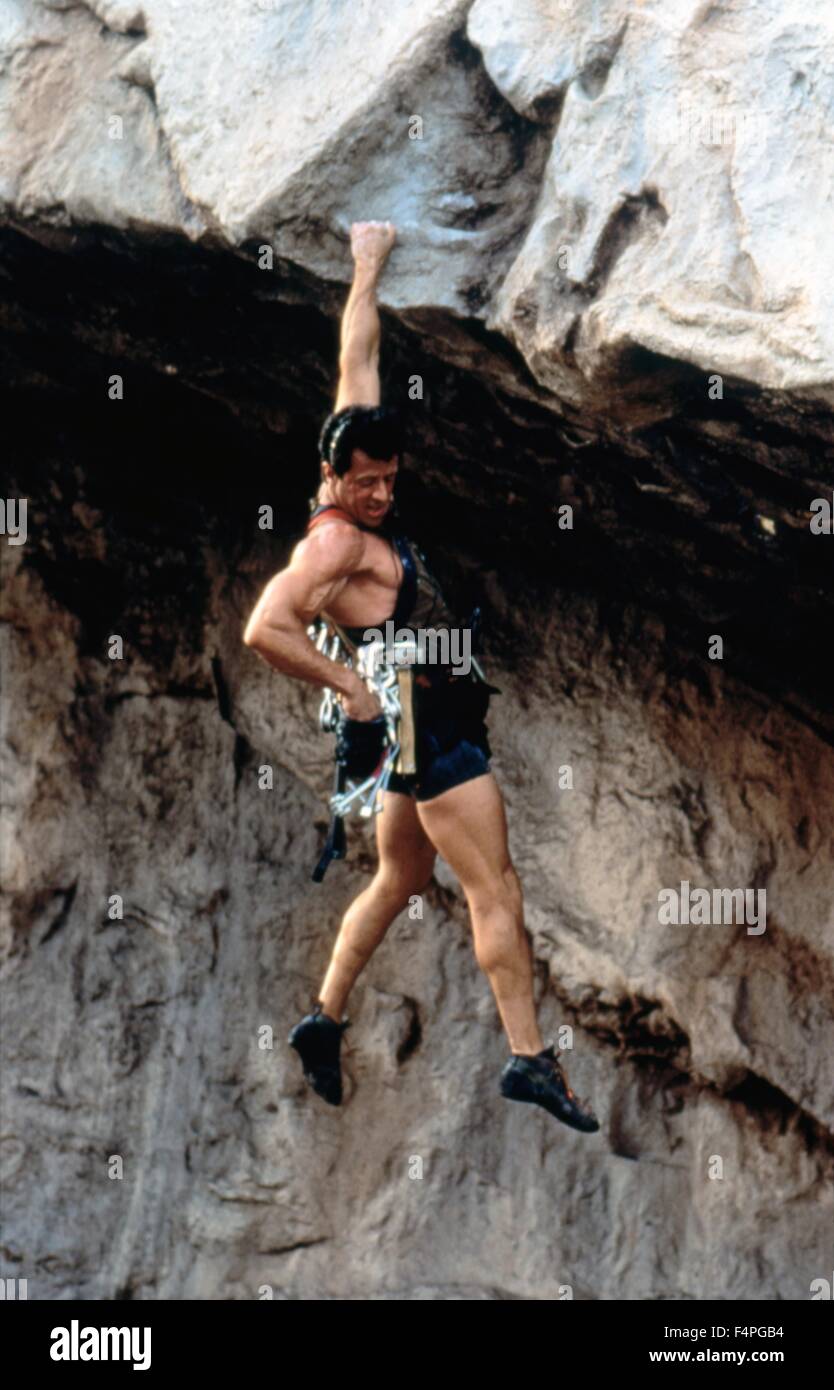 Sylvester Stallone / Cliffhanger / 1993 diretto da Renny Harlin Foto Stock