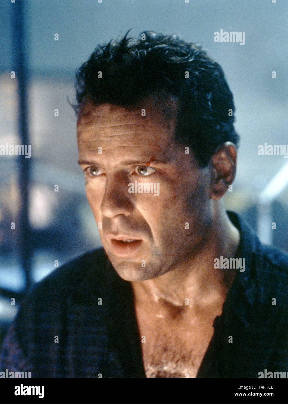 Bruce Willis / Die Hard 2 / 1990 diretto da Renny Harlin [XX Century Fox] Foto Stock