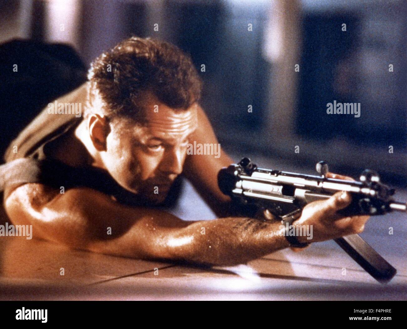 Bruce Willis / Die Hard / 1988 diretto da John McTiernan [XX Century Fox] Foto Stock