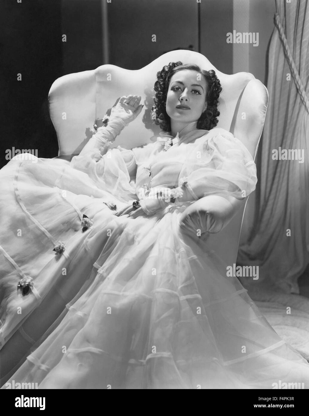 Joan Crawford in 30's Foto Stock