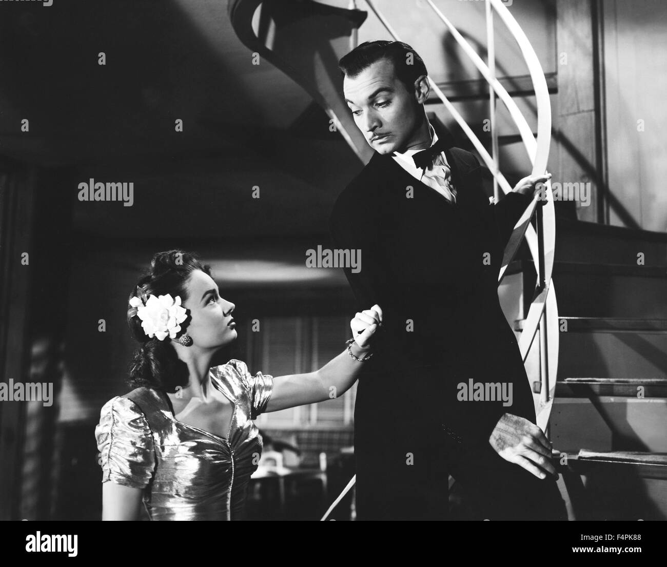Ann Blyth e Zachary Scott / Mildred Pierce / 1945 diretto da Michael Curtiz [Warner Bros Foto] Foto Stock