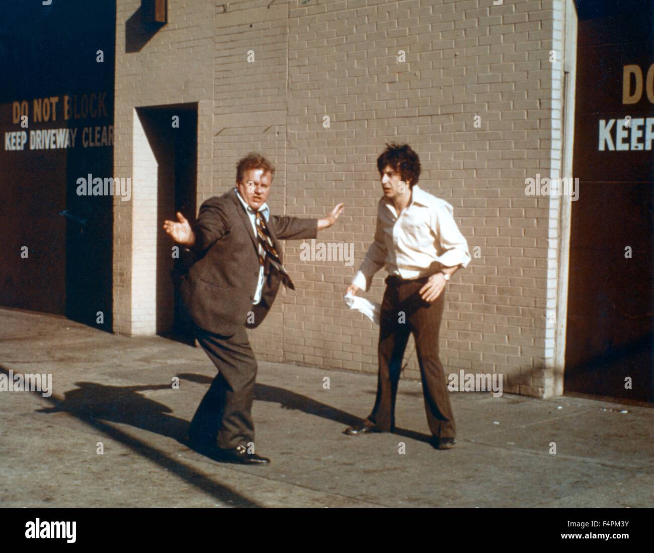Charles Durning e Al Pacino / Cane giorno POMERIGGIO / 1975 diretto da Sidney Lumet [Warner Bros Foto] Foto Stock