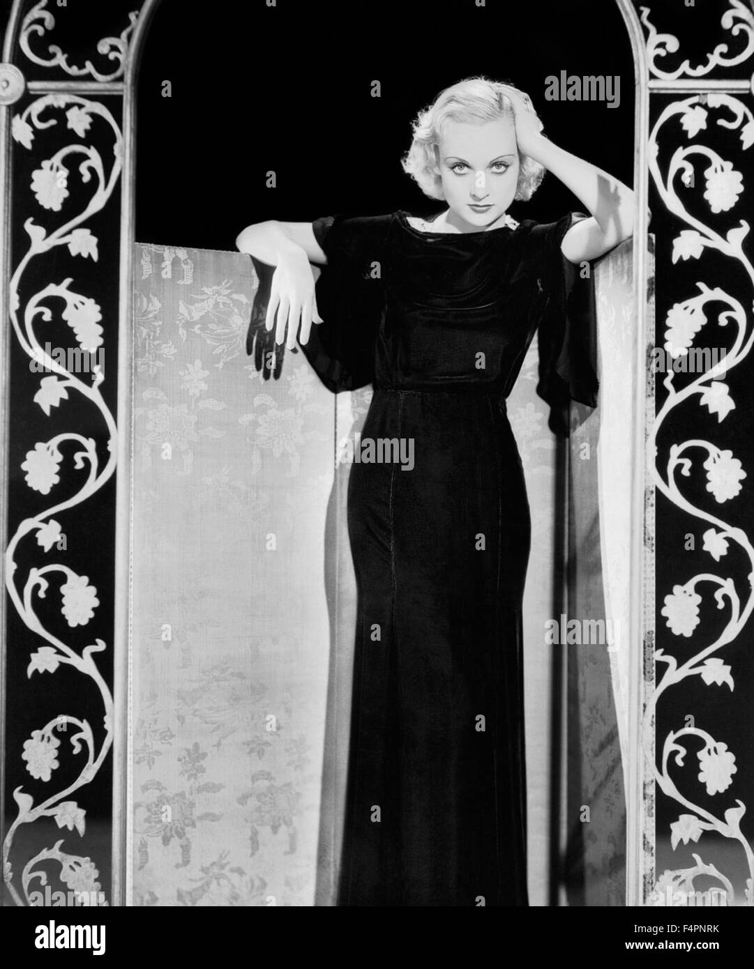 Carole Lombard in 30's Foto Stock