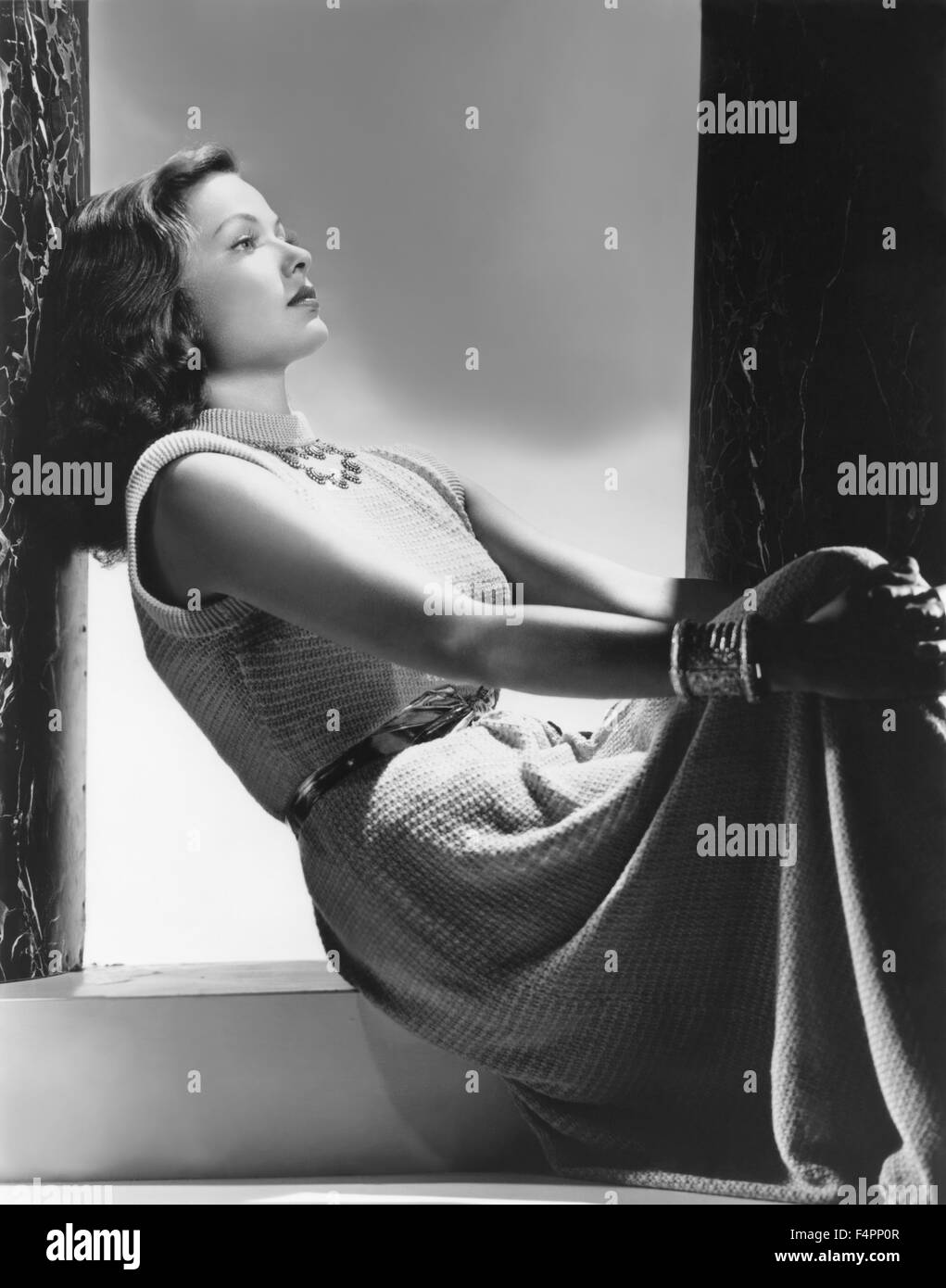 Gene Tierney in 40's [Twentieth Century Fox Film corpo] Foto Stock