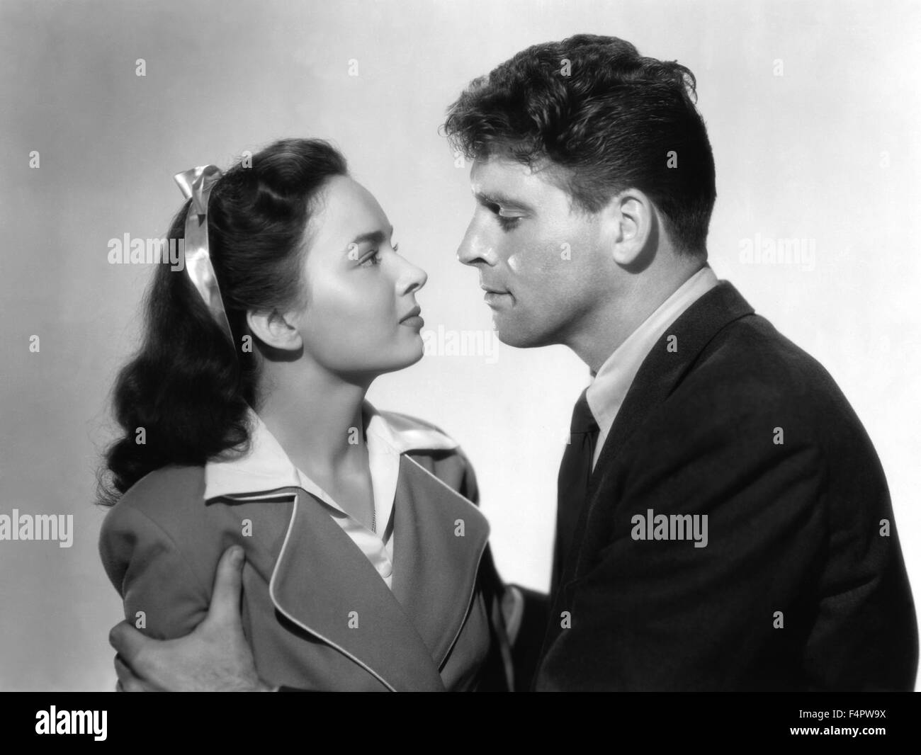 Ann Blyth e Burt Lancaster / forza bruta / 1947 diretto da Jules Dassin [Universal Pictures] Foto Stock