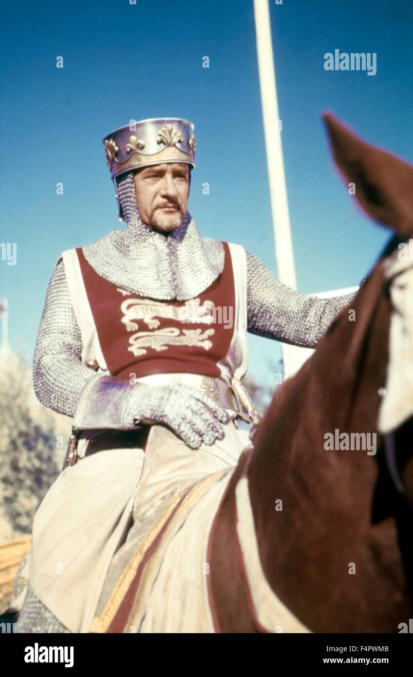 George Sanders / re Richard e i crociati / 1954 diretto da David Butler [Warner Bros Foto] Foto Stock