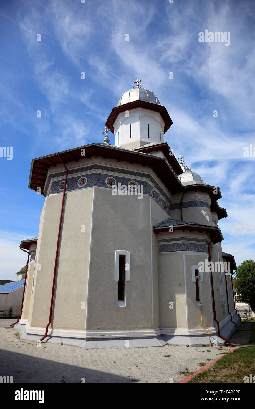 Chiesa di San Nicola è il piccolo Curtea de Arges, Valacchia, Romania Foto Stock