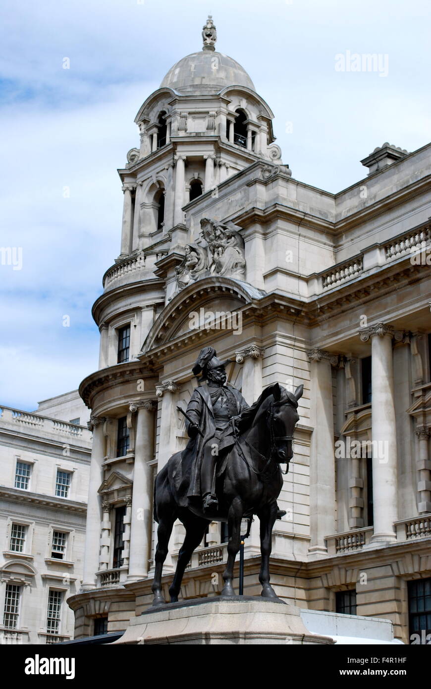 Prince George, duca di Cambridge statua a Londra in Inghilterra Foto Stock