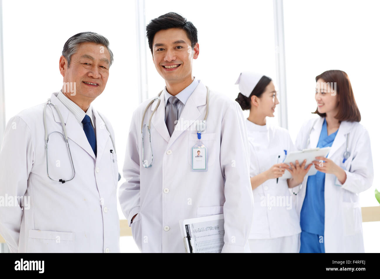 Certi lavoratori medici Foto Stock