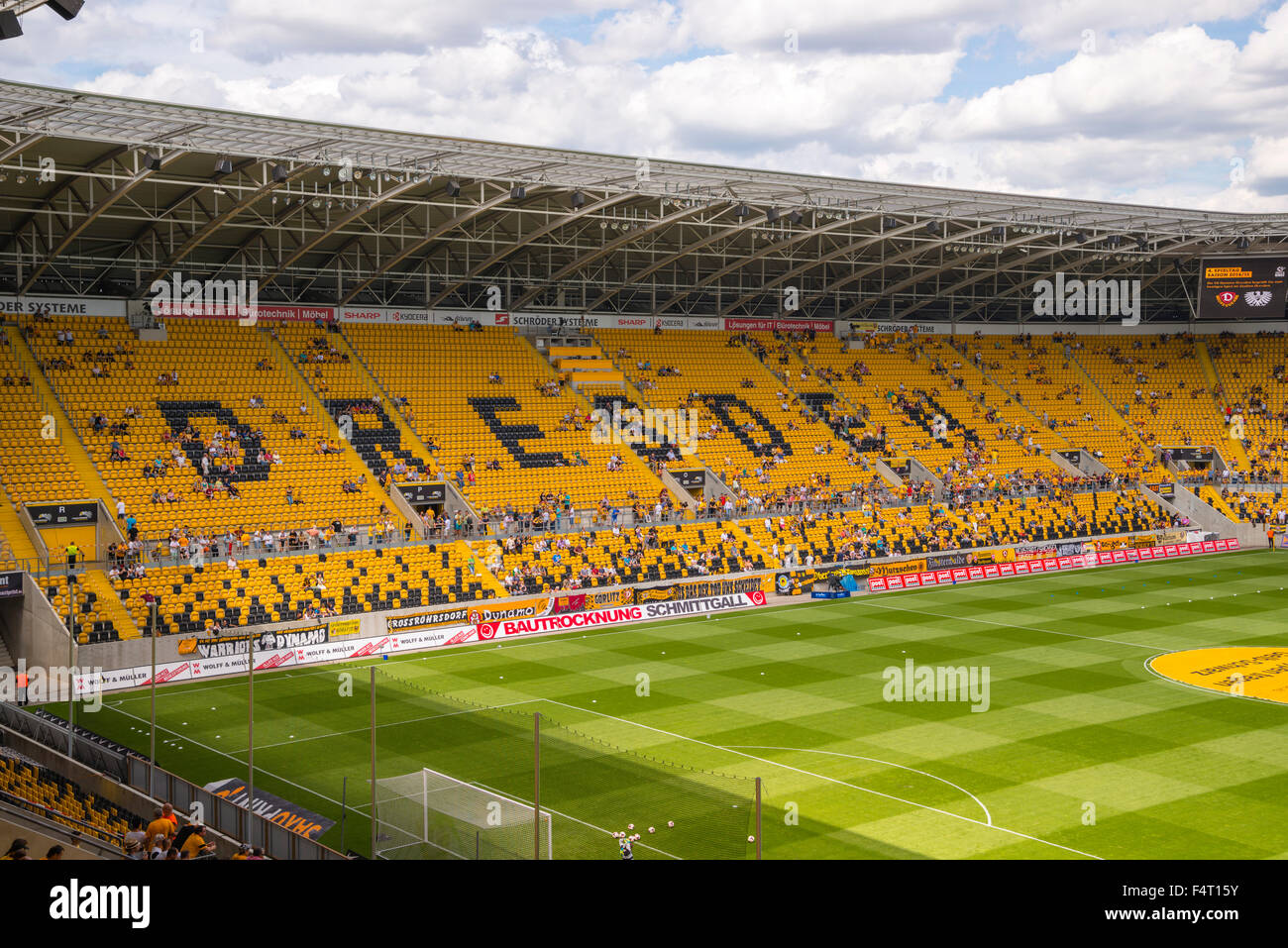 Campionato nazionale, Bundesliga, Germania, Dresda, Dynamo Dresden, Europa, ventole, lo stadio di calcio, Glücksgas stadium, Sassone, stadium Foto Stock