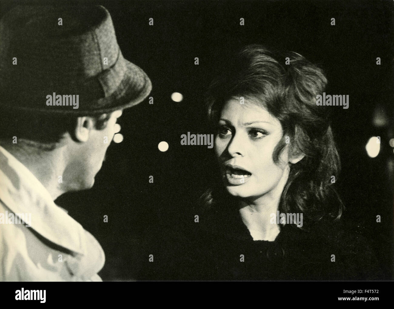 Attori italiani Sophia Loren e Marcello Mastroianni Foto Stock