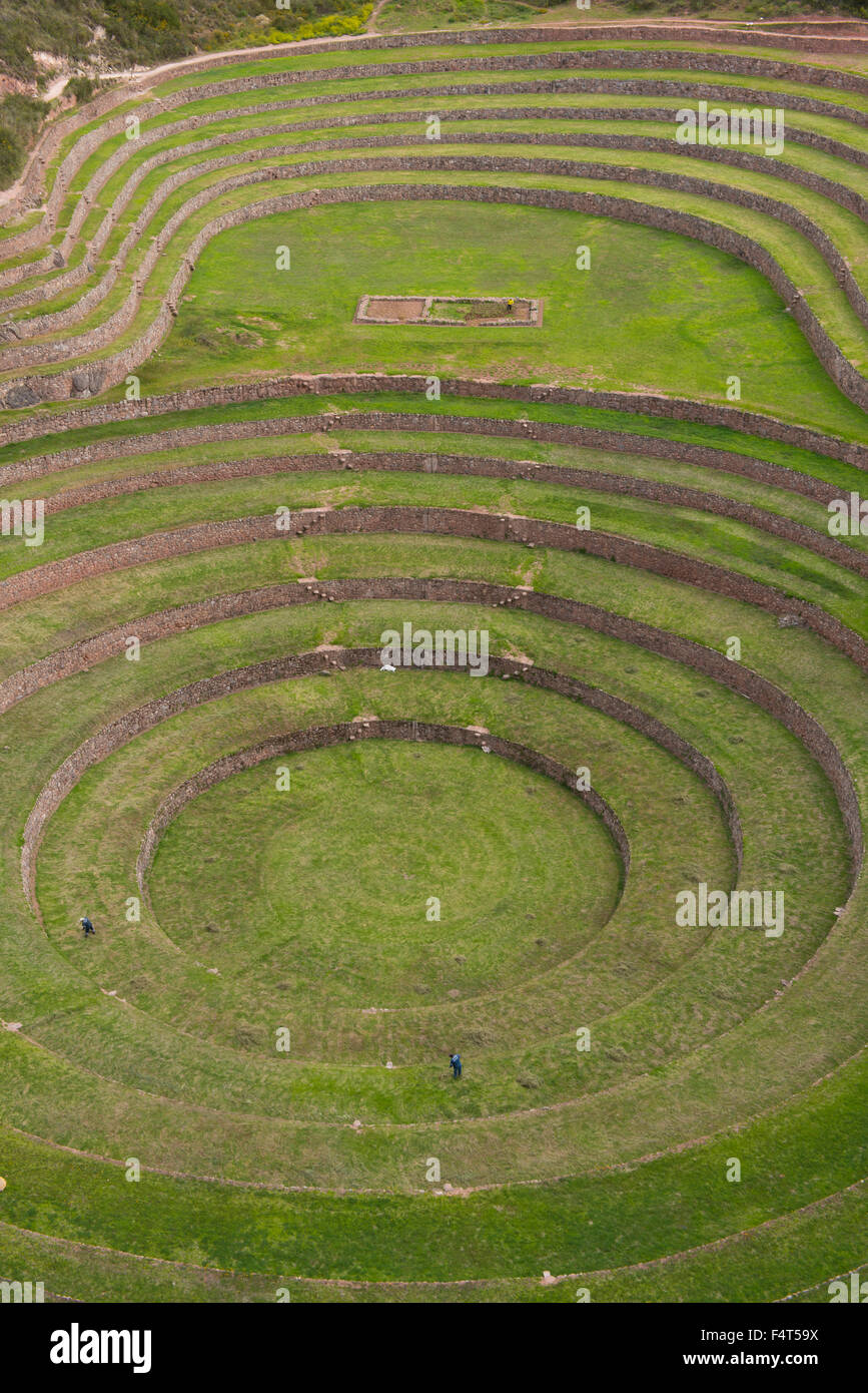 Sud America, America Latina, Perù, Cuzco, sito archeologico, Moray Foto Stock