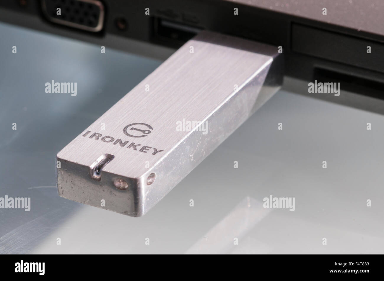 Ironkey secure memory stick USB chiavetta Foto Stock