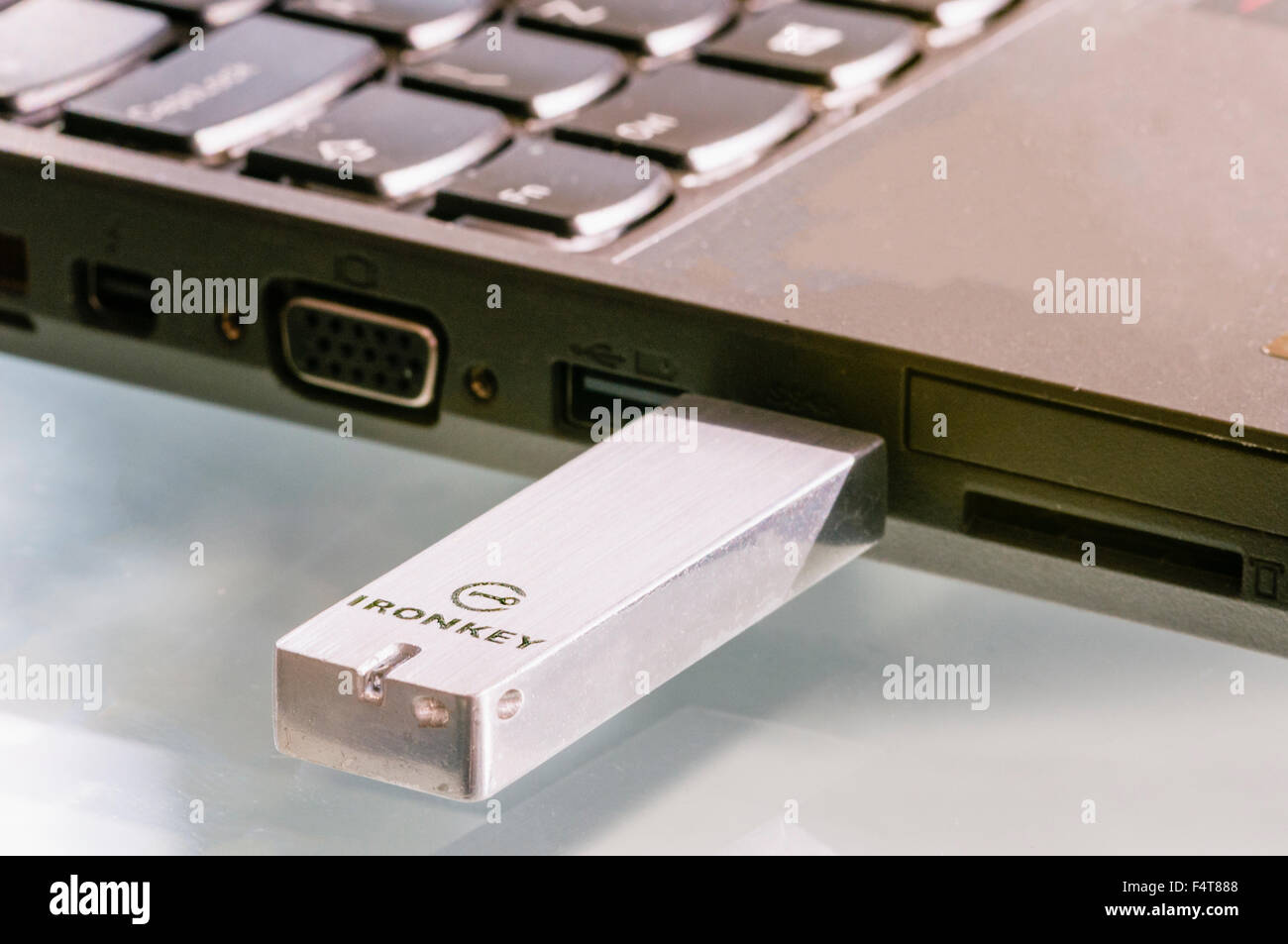 Ironkey secure memory stick USB chiavetta Foto Stock