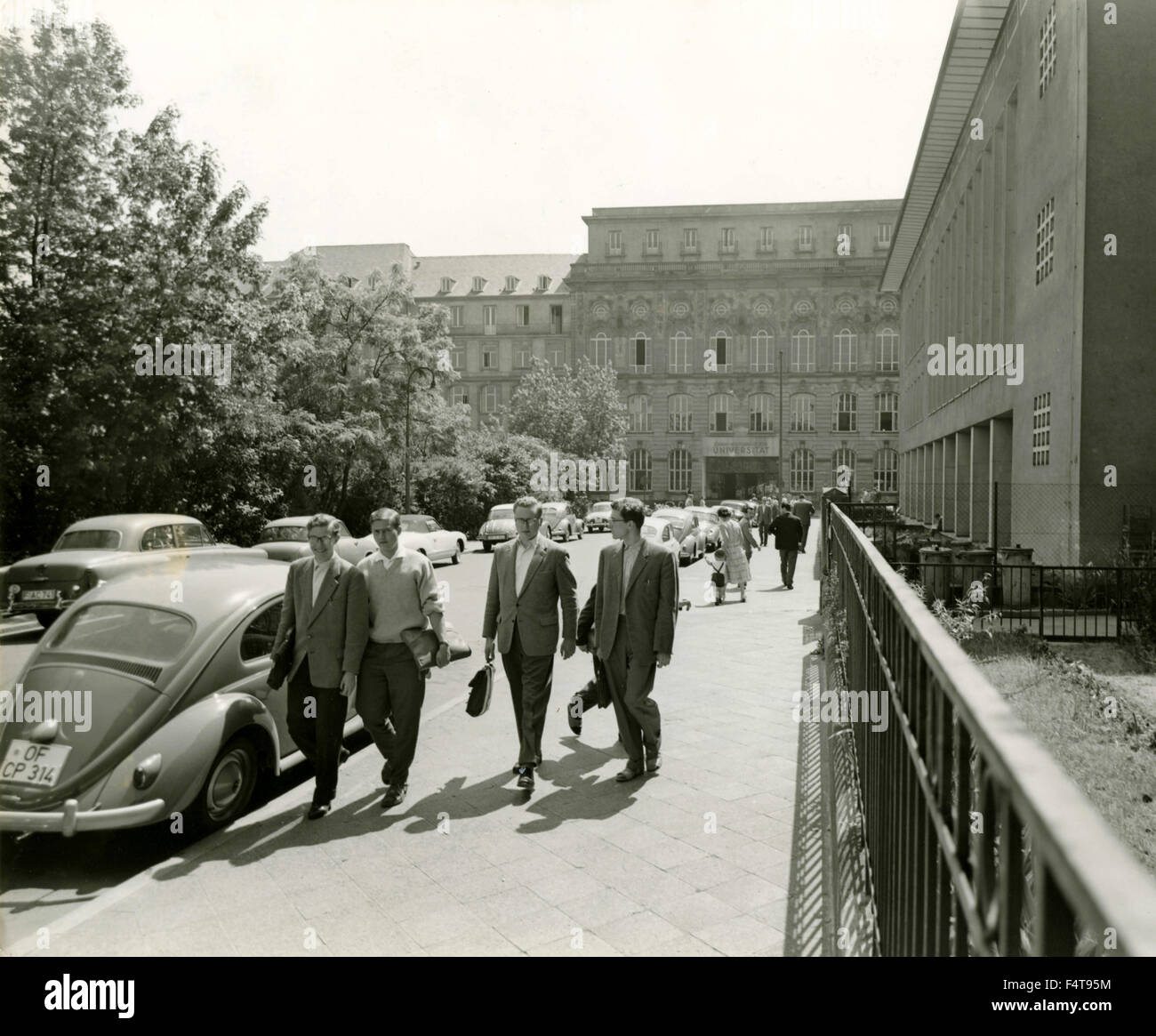Università Johann Wolfgang Goethe, Francoforte, Germania Foto Stock