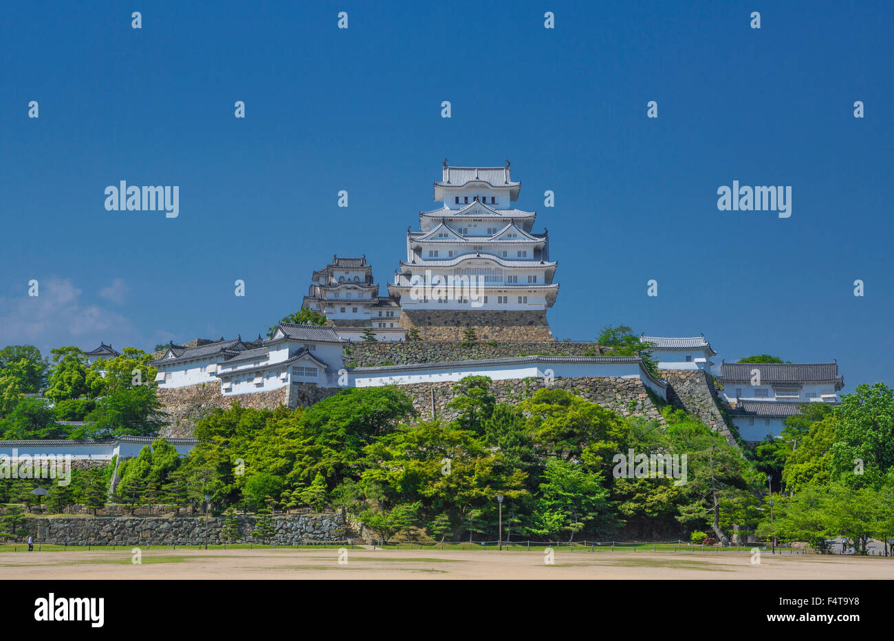 Giappone, Hyogo Provincia, Città di Himeji, il castello di Himeji, Shirazaki Jo Foto Stock