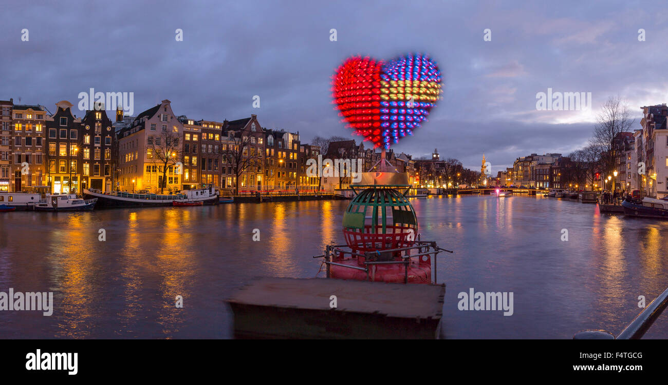Mulino a vento chiamato la farfalla lungo il fiume De Linge Foto Stock
