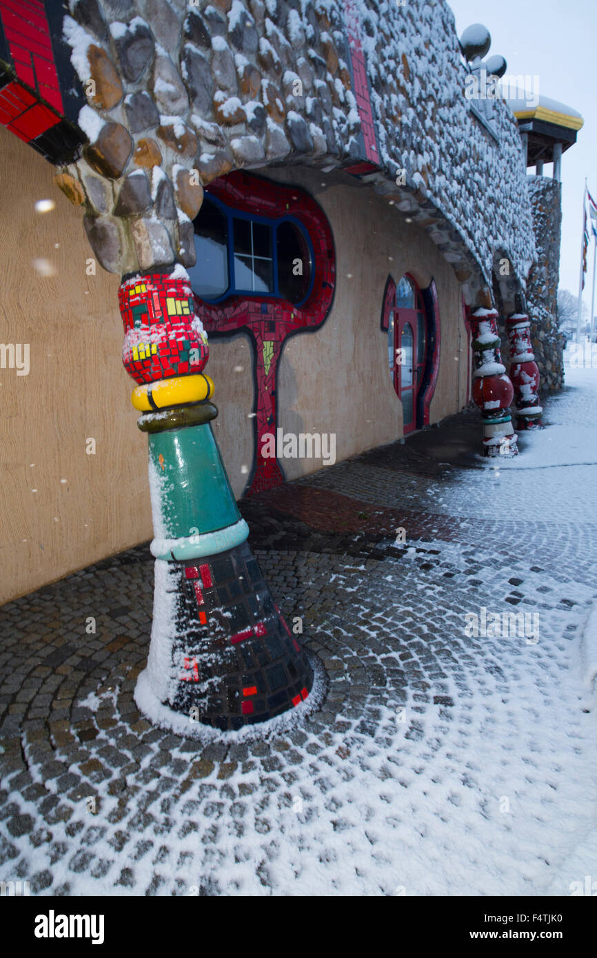 Hundertwasser, Mercato coperto in Altenrhein, Foto Stock