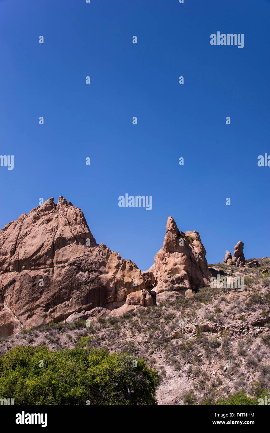Montagne organ, deserto picchi, rocce, monumento nazionale, Nuovo Messico, USA, America, paesaggio Foto Stock