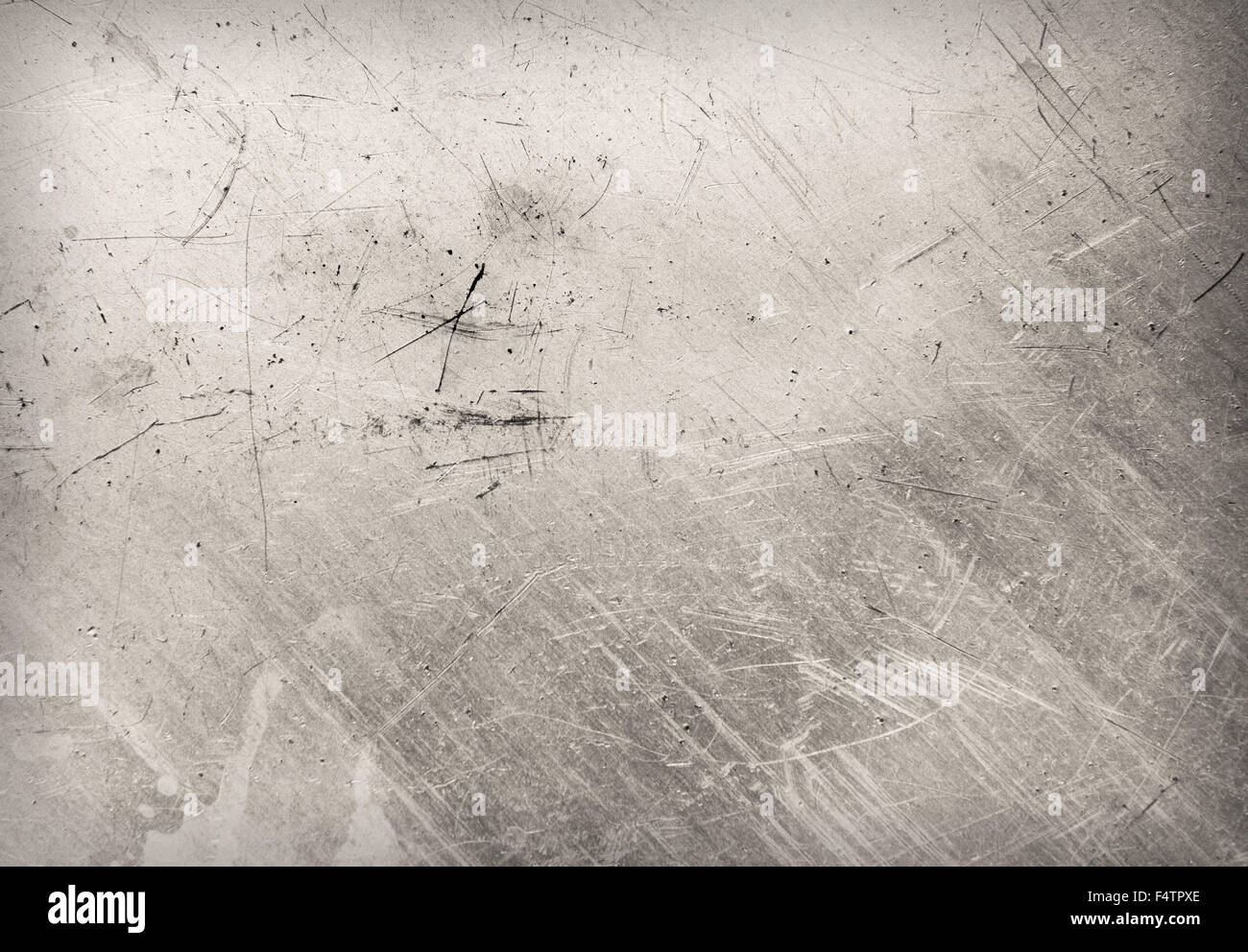 Graffiato texture metallica Foto Stock